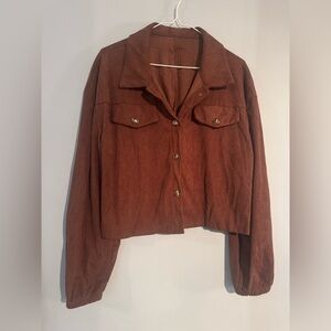 Women's Brown Corduroy Jacket